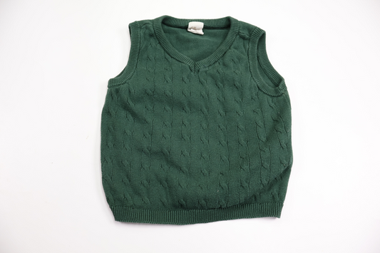 Strikket vest fra H&M - Størrelse 80 - Grøn