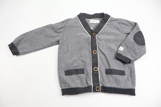 Cardigan fra Newbie - Størrelse 74 - Grå