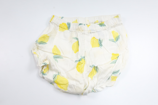 Shorts med citroner fra H&M - Størrelse 98 - Hvid