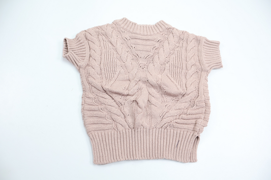 Strikket trøje fra Noa Noa Miniature - Størrelse 92 - Rosa