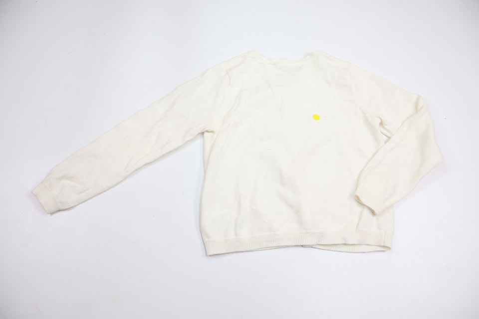 Strikket cardigan fra H&M - Størrelse 98/104 - Hvid