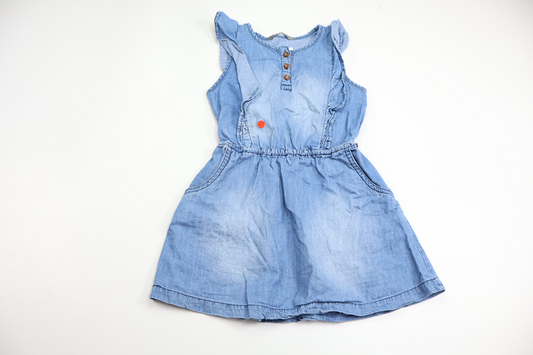 Kjole fra Lindex - Størrelse 98 - Denim