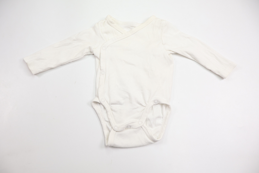 Wrap-body fra H&M - Størrelse 62 - Hvid