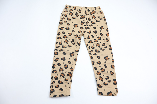 Leopardmønstrede bukser fra Kappahl - Størrelse 92 - Beige