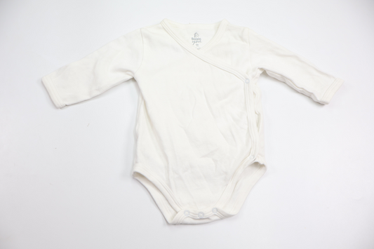 Wrap-body fra Basic U - Størrelse 56 - Hvid
