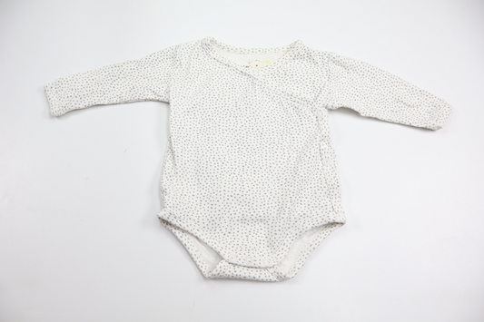 Omlotbody fra Petite Mini - Størrelse 56 - Hvid