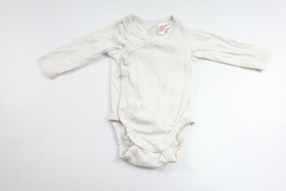 Wrap-body fra H&M - Størrelse 56 - Hvid