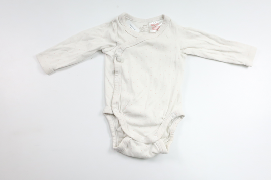 Wrap-body fra H&M - Størrelse 56 - Hvid