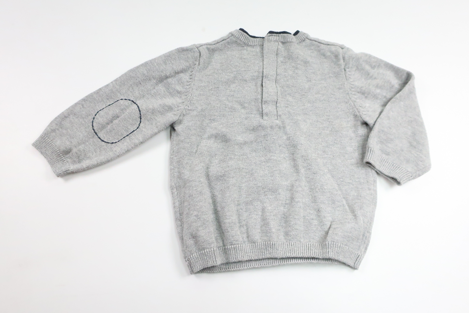 Strikket sweater fra Kiabi - Størrelse 68/74 - Grå