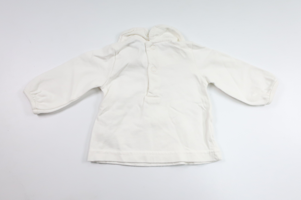 Sweater med krave fra Primigino - Størrelse 50/56 - Hvid