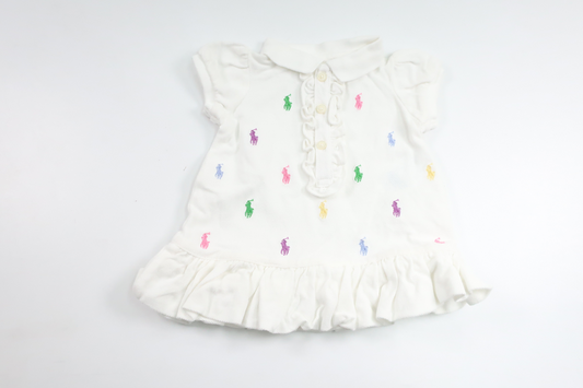 Kjole fra Ralph Lauren - Størrelse 56/62 - Hvid