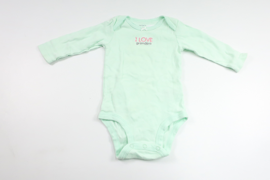 Bodysuit fra Carter's - Størrelse 68 - Grøn