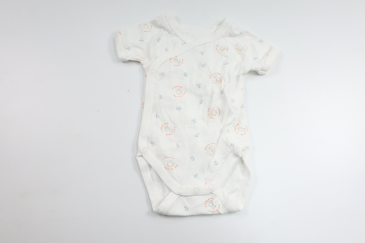 Bodysuit fra Petit Bateau - Størrelse 56 - Hvid