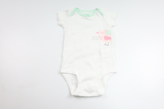 Bodysuit fra Carter's - Størrelse 62/68 - Hvid