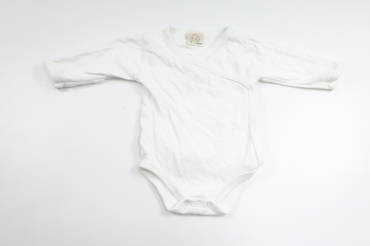 Wrap-body fra Basic U - Størrelse 62 - Hvid