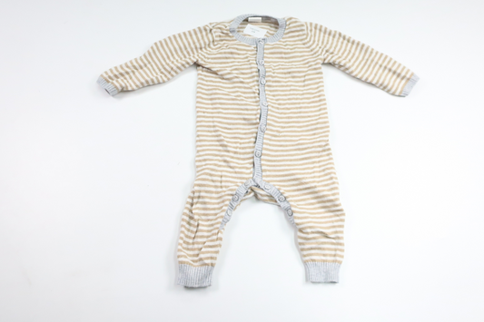 Strikket heldragt fra H&M - Størrelse 62 - Beige