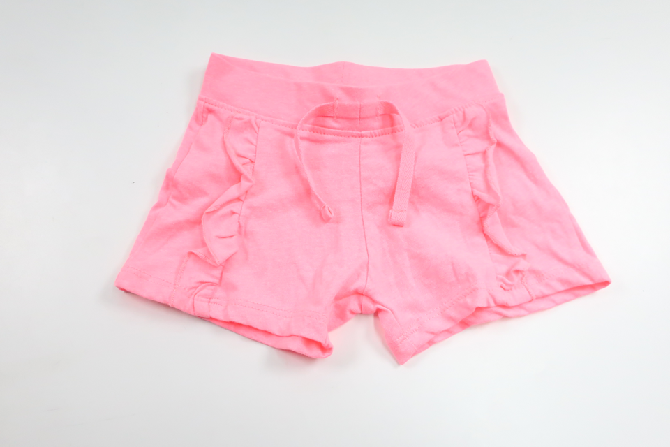 Shorts med flæser fra Primark - Størrelse 80 - Lyserød