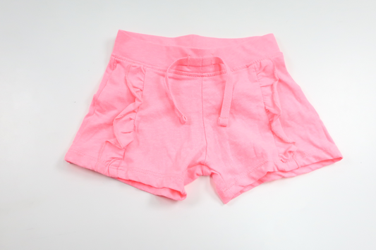 Shorts med flæser fra Primark - Størrelse 80 - Lyserød