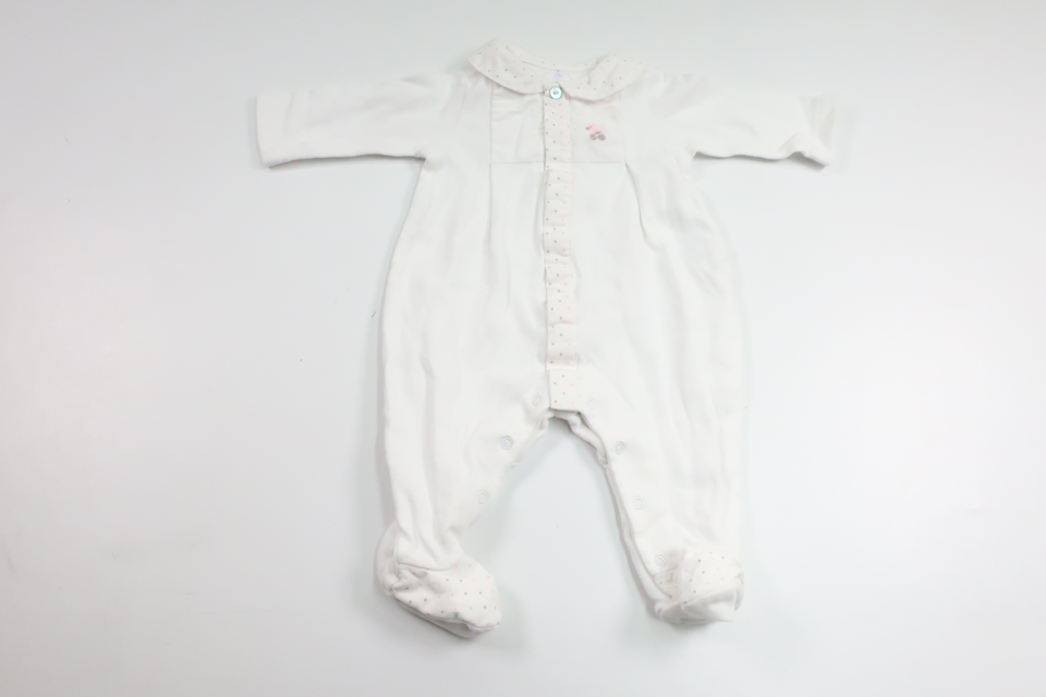 Heldragt fra Laranjinha - Størrelse 50/56 - Hvid