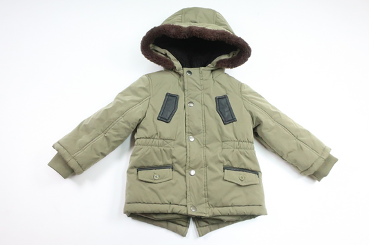 Fleeceforet jakke fra Original Marines - Størrelse 86 - Grøn