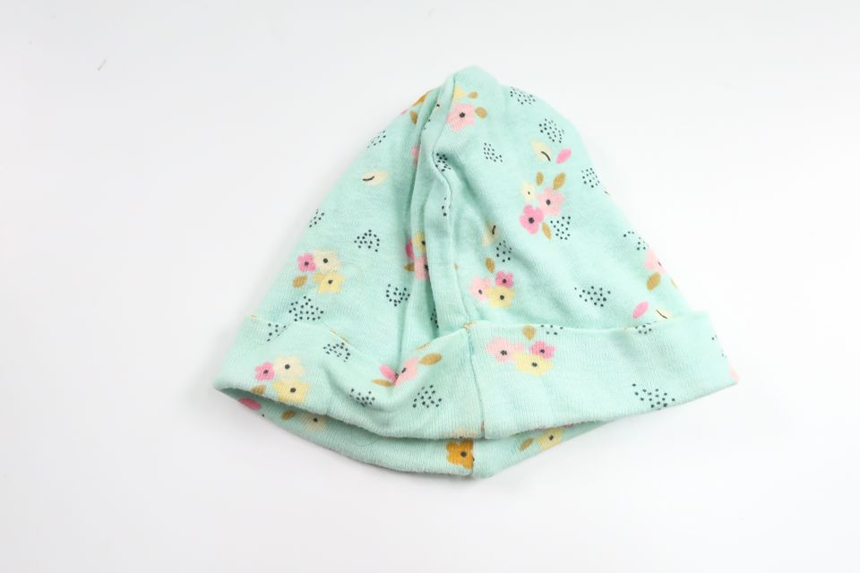 Blomsterhat fra Gerber - Størrelse 56 - Blå