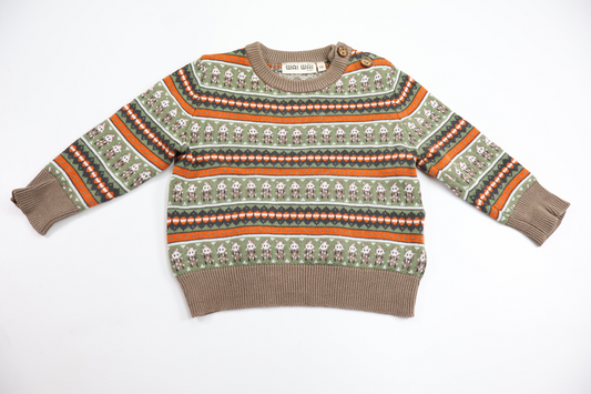 Stickad tröja från Wai Wai - Storlek 68 - Beige