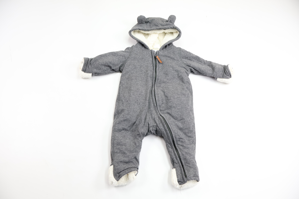 Pilefodrad overall från H&M - Storlek 56 - Grå