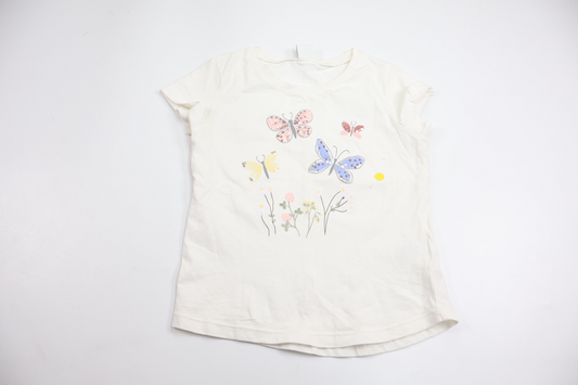 T-shirt från Lindex - Storlek 110 - Vit