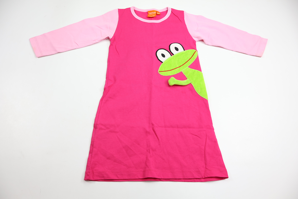 Klänning med groda från Lipfish - Storlek 86/92 - Rosa