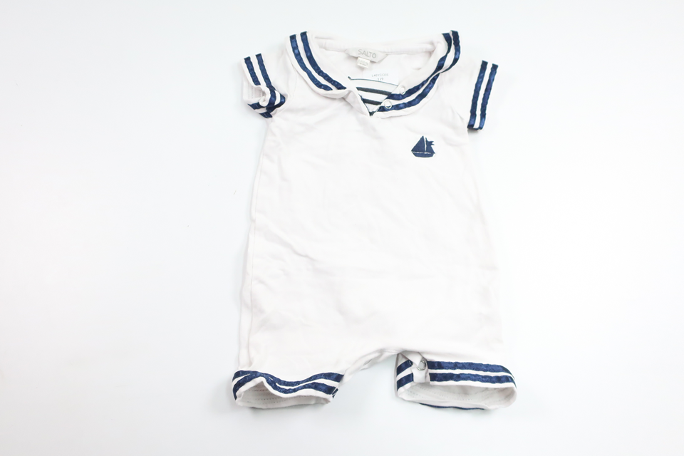 Heldragt fra Salto - Størrelse 50/56 - Hvid