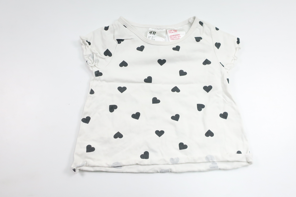 Pyjamastrøje fra H&M - Størrelse 92 - Hvid