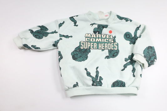 Sweatshirt fra H&M - Størrelse 74 - Grøn