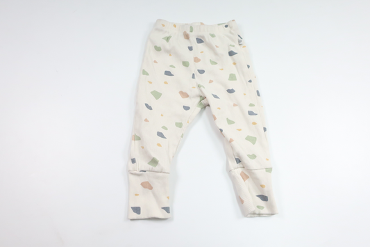 Ribbede bukser fra BEBE - Størrelse 70 - Off-white