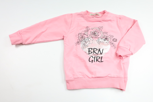 Sweatshirt fra Beren Style - Størrelse 92/98 - Lyserød