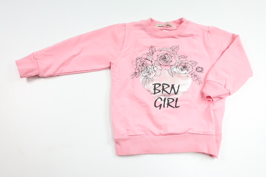 Sweatshirt fra Beren Style - Størrelse 92/98 - Lyserød