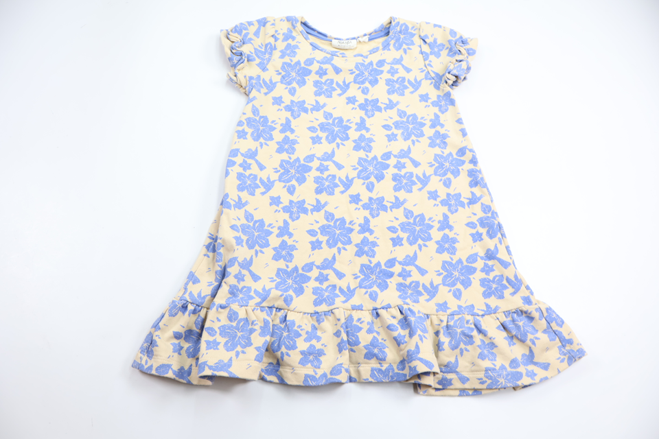 Blommig klänning från Noa Noa Miniature - Storlek 98 - Beige