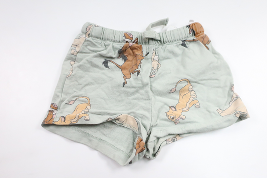 Shorts med Løvernes Konge fra H&M - Størrelse 74 - Grøn