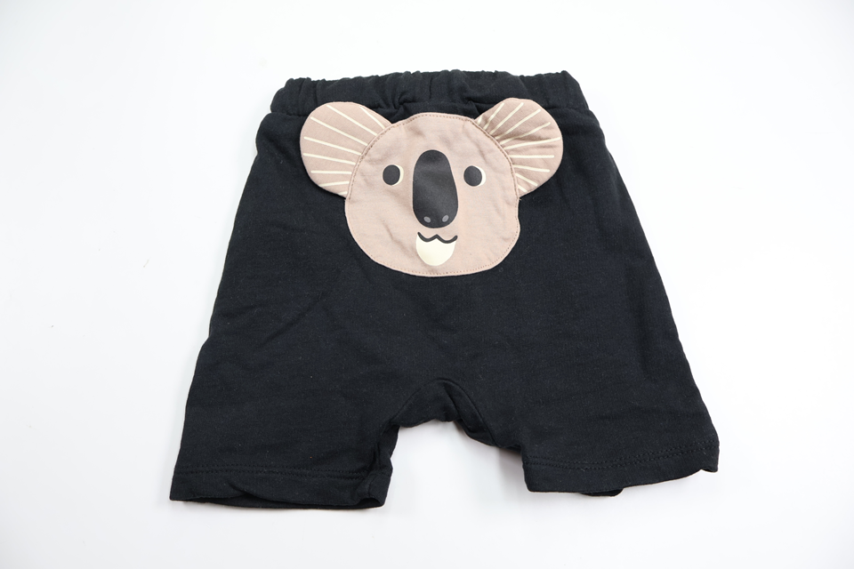 Shorts med koala från Lindex - Storlek 56 - Svart