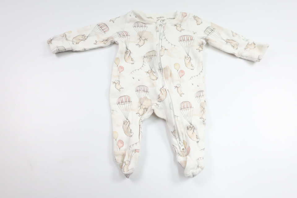 Pyjamas fra Newbie - Størrelse 50 - Hvid