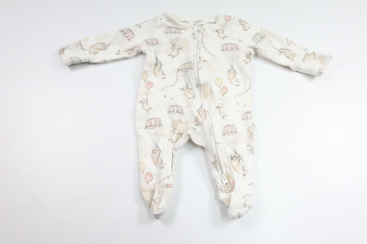 Pyjamas fra Newbie - Størrelse 50 - Hvid