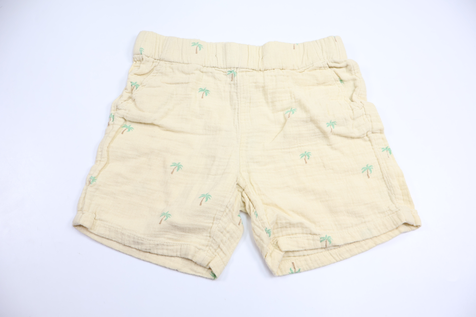Shorts i muslintyg från Lindex - Storlek 122/128 - Gul