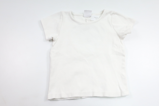 Ribstrikket sweater fra Zara - Størrelse 128 - Hvid