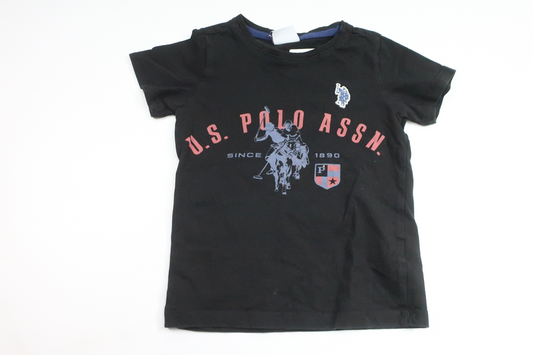 T-shirt fra US Polo Assn - Størrelse 98/104 - Sort