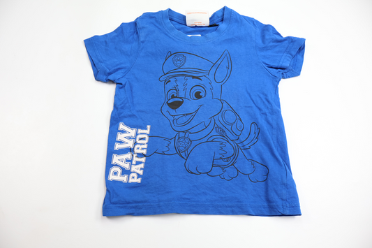 T-shirt med Chase från Paw Patrol från Nickelodeon - Storlek 98/104 - Blå