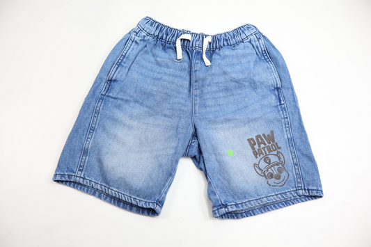 Jeansshorts med Paw Patrol från H&M - Storlek 116 - Denim