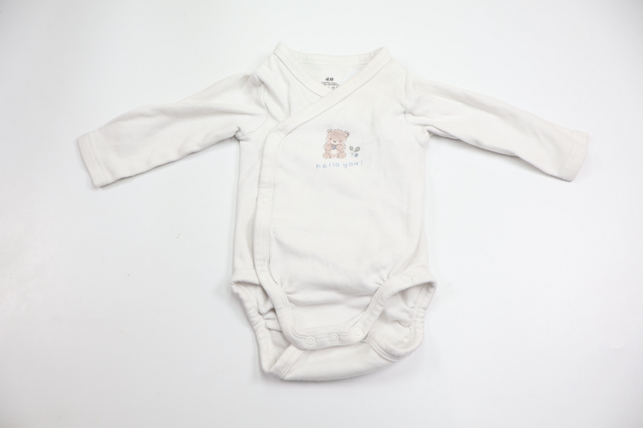 Omlottbody från H&M - Storlek 56/62 - Vit