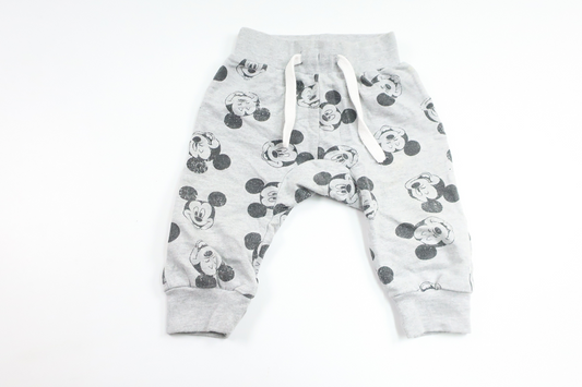 Bukser med Mickey Mouse fra Disney - Størrelse 68 - Grå