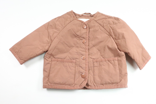 Quiltet jakke fra Minimarket - Størrelse 62 - Brun