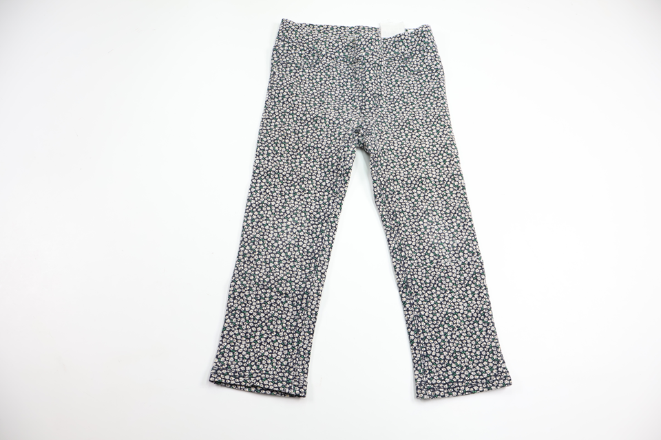 Blomstrede bukser fra H&M - Størrelse 98 - Marineblå