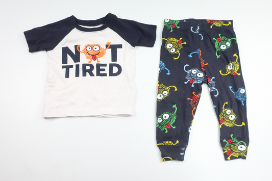 Todelt pyjamas fra The Children's Place - Størrelse 68 - Marineblå